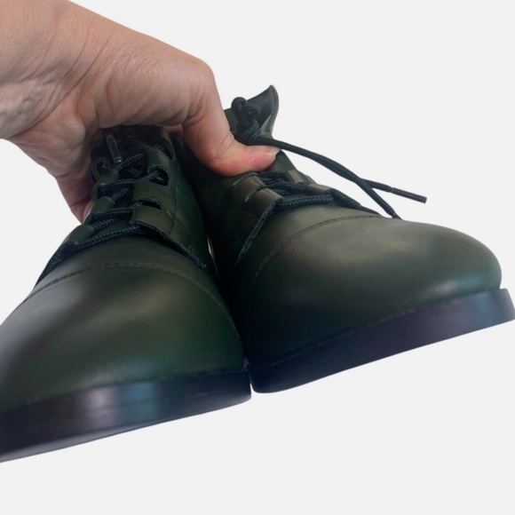 NWOB VTG 80s Prima Royale Leather Lace-Up Granny Booties 8.5M Victorian Gothic - Picture 5 of 9